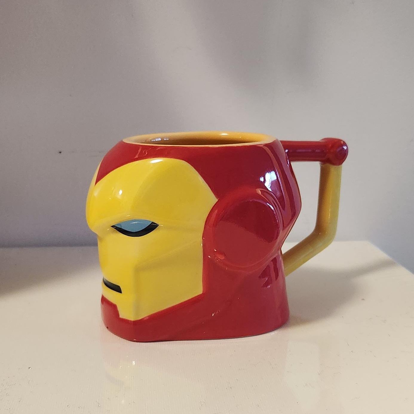 Iron Man Helmet Sculpted Ceramic Mug 12 Oz