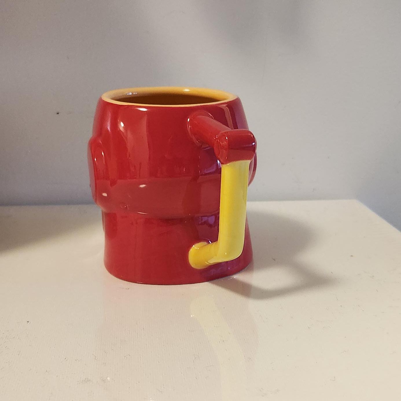 Iron Man Helmet Sculpted Ceramic Mug 12 Oz