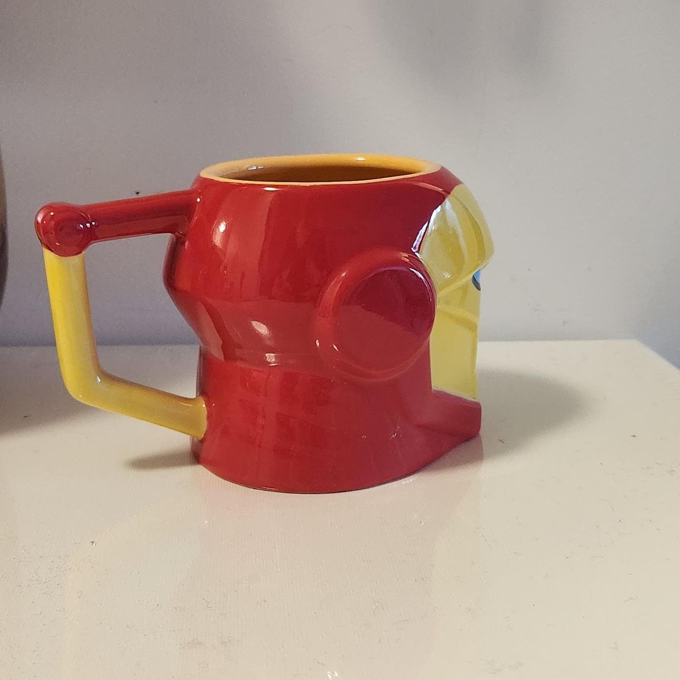 Iron Man Helmet Sculpted Ceramic Mug 12 Oz