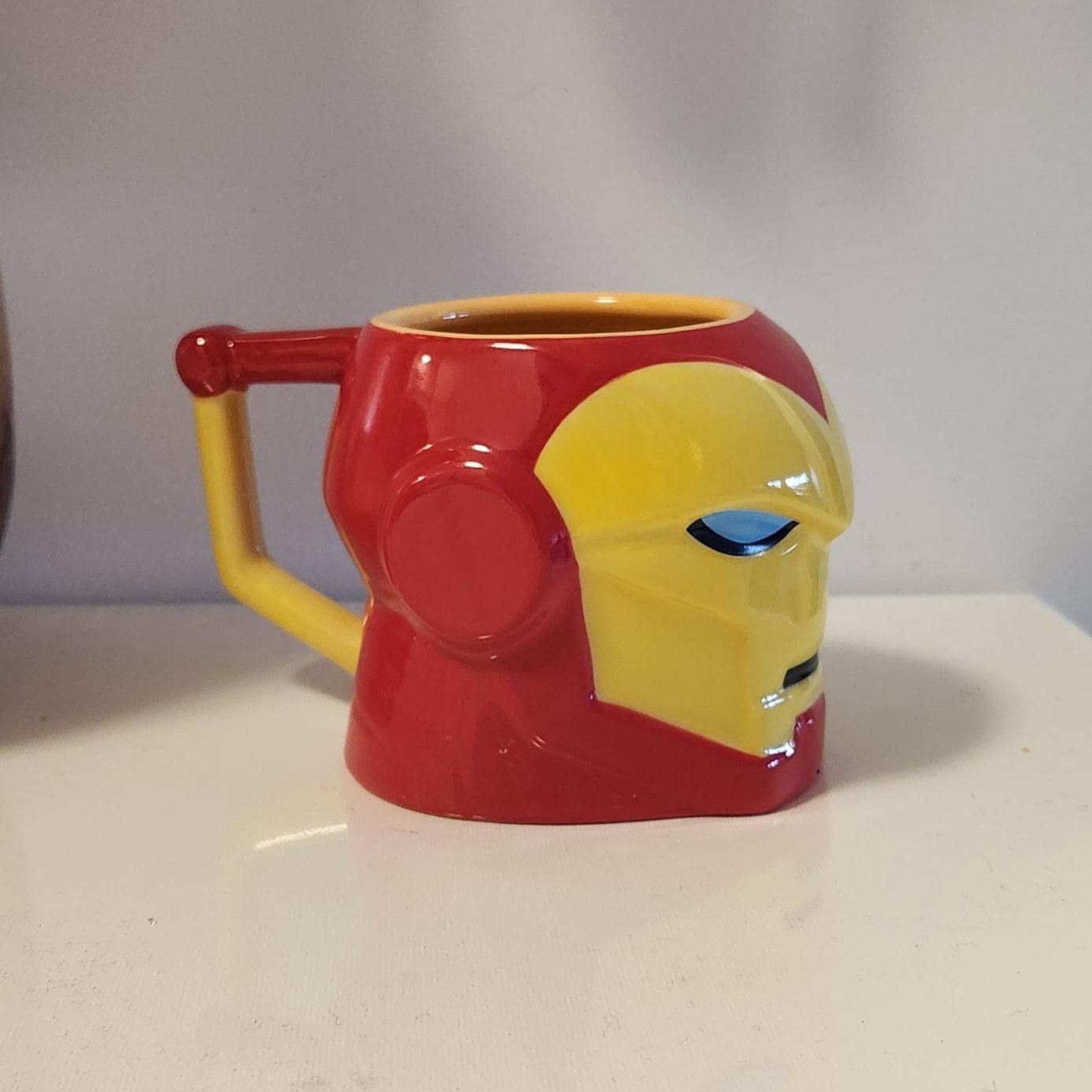 Iron Man Helmet Sculpted Ceramic Mug 12 Oz