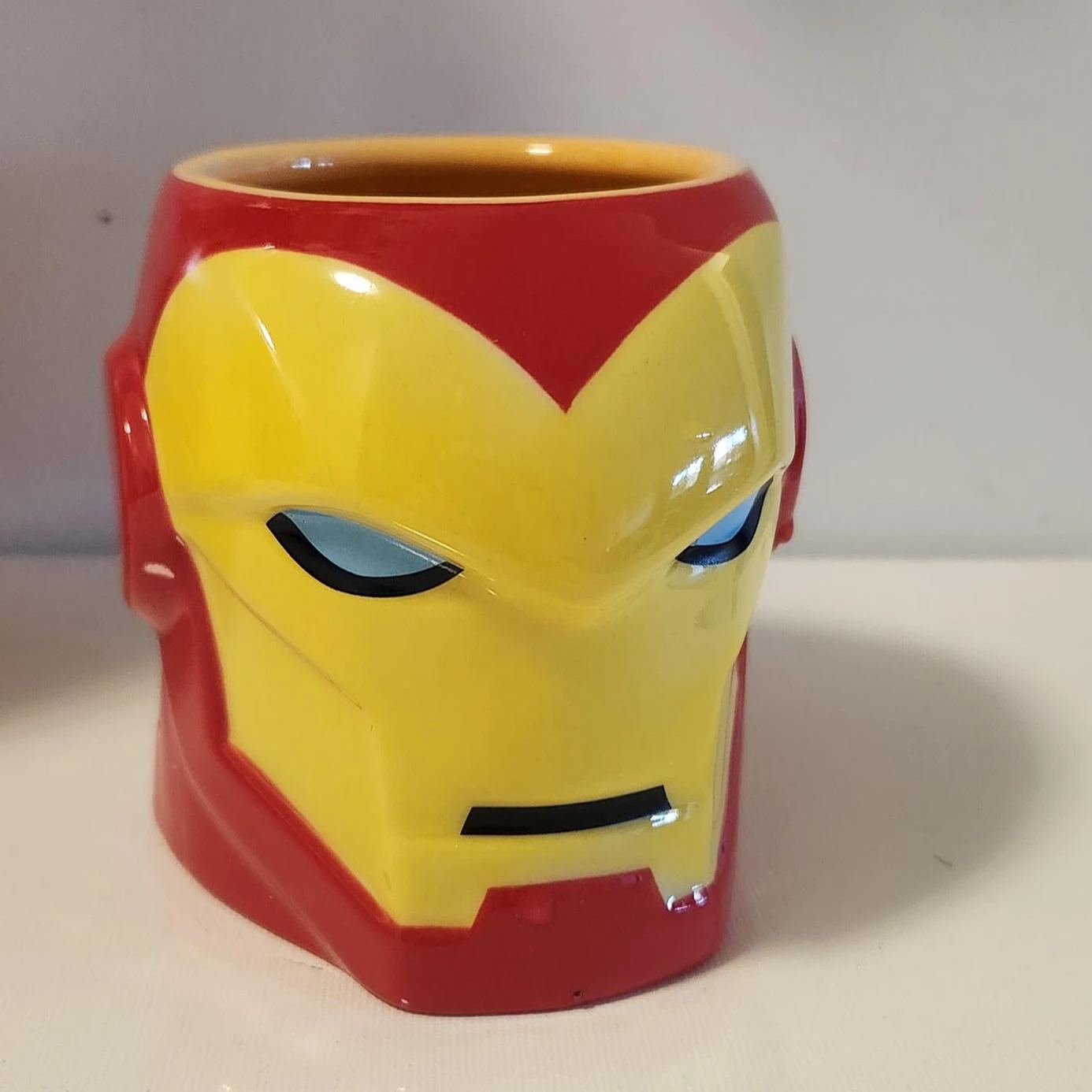 Iron Man Helmet Sculpted Ceramic Mug 12 Oz