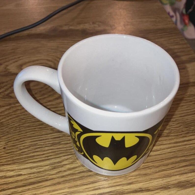 Vintage DC Comics Batman Logo Mug