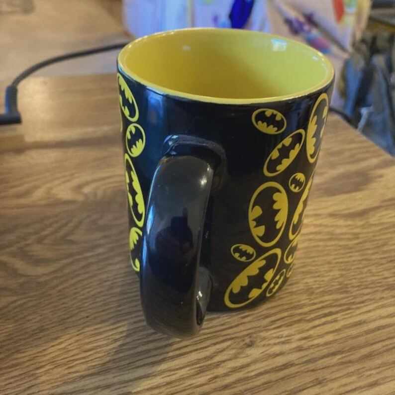 Vintage Batman Multi Logo Ceramic Mug