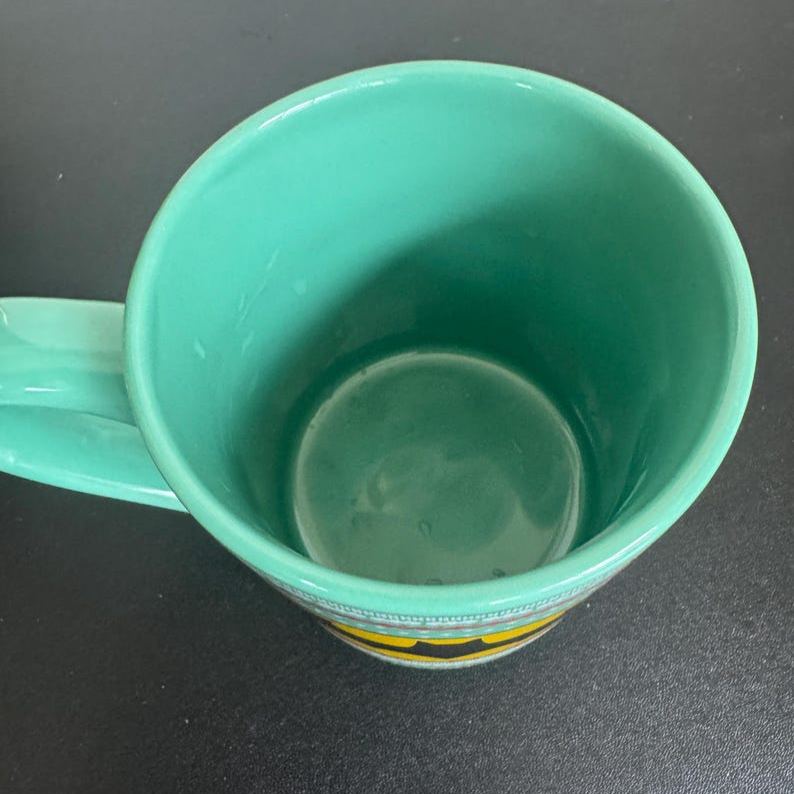 Batman Teal Holiday Sweater Coffee Mug