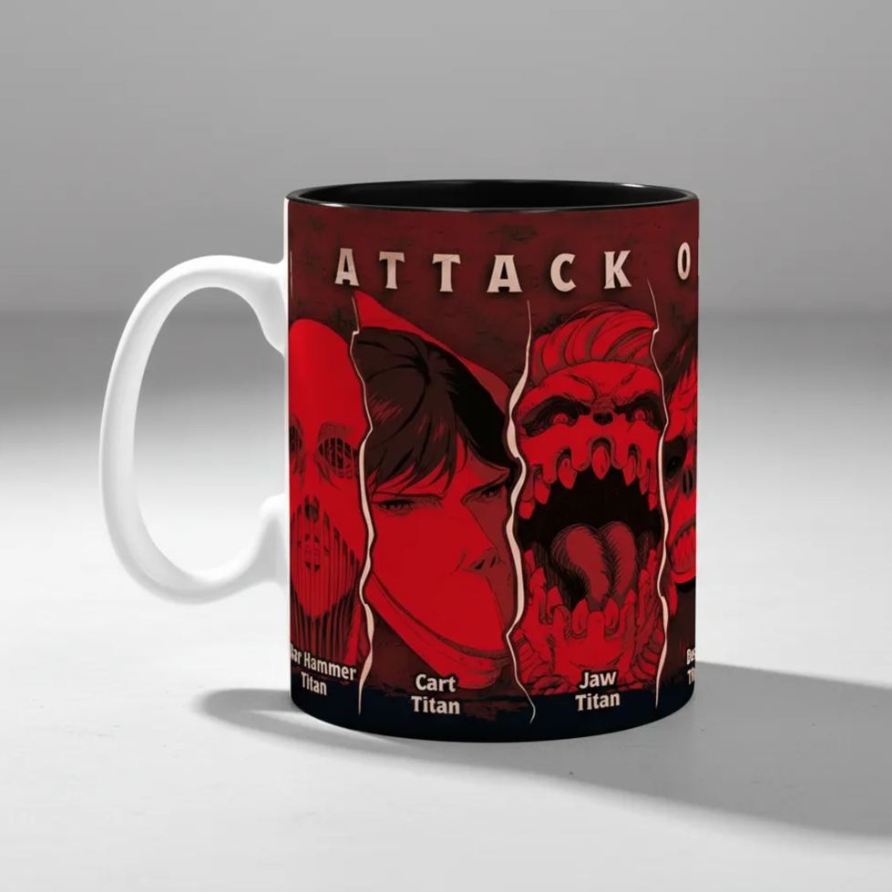 Titan Characters Portraits Large Mug