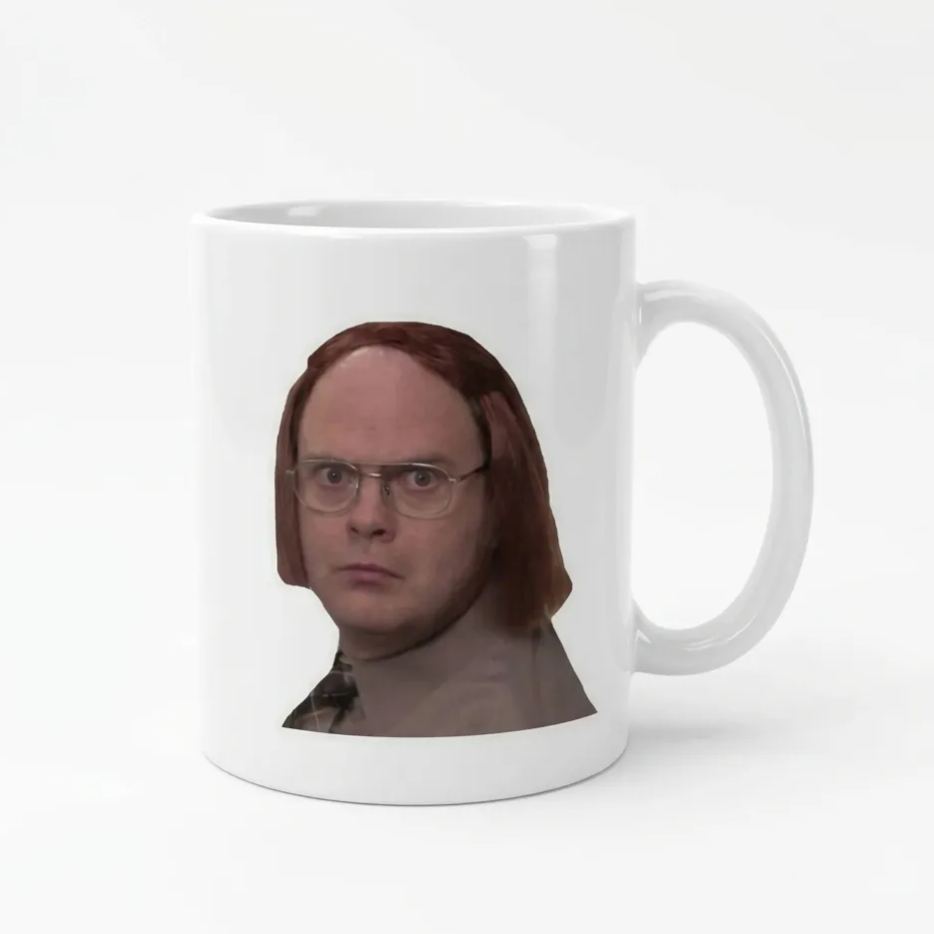 Dwight Schrute Meredith Disguise Color Changing Mug
