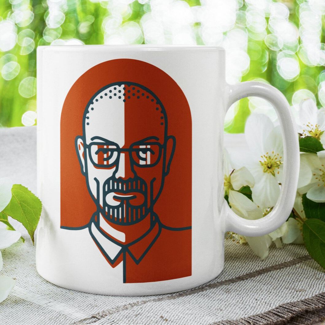 Walter White Breaking Bad Portrait Printed Mug