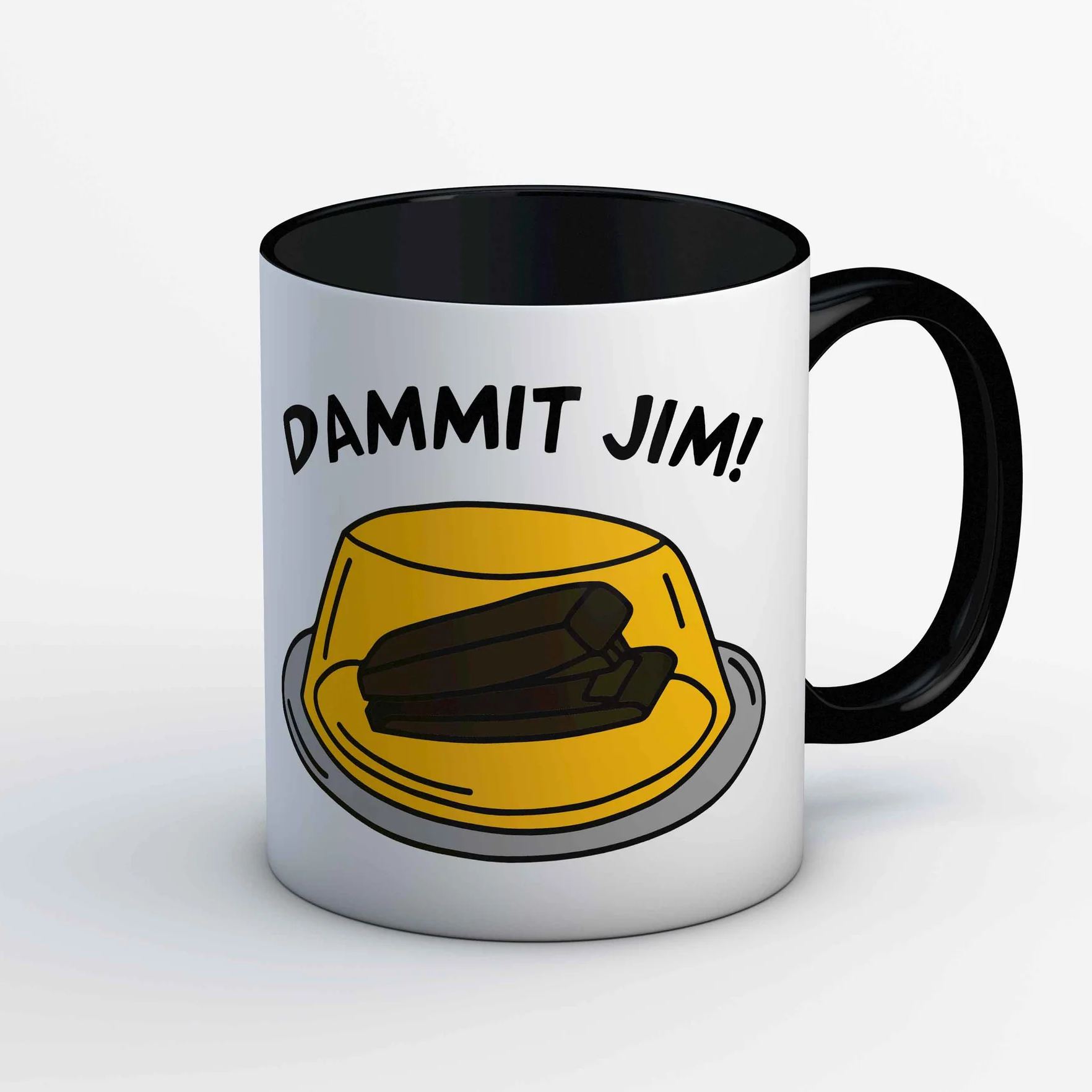 Stapler In Yellow Gelatin Character Ceramic Mug