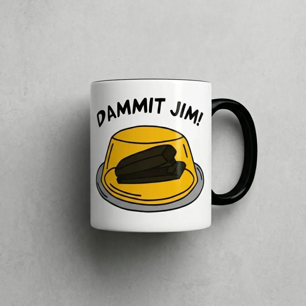 Dammit Jim Quote Ceramic Mug