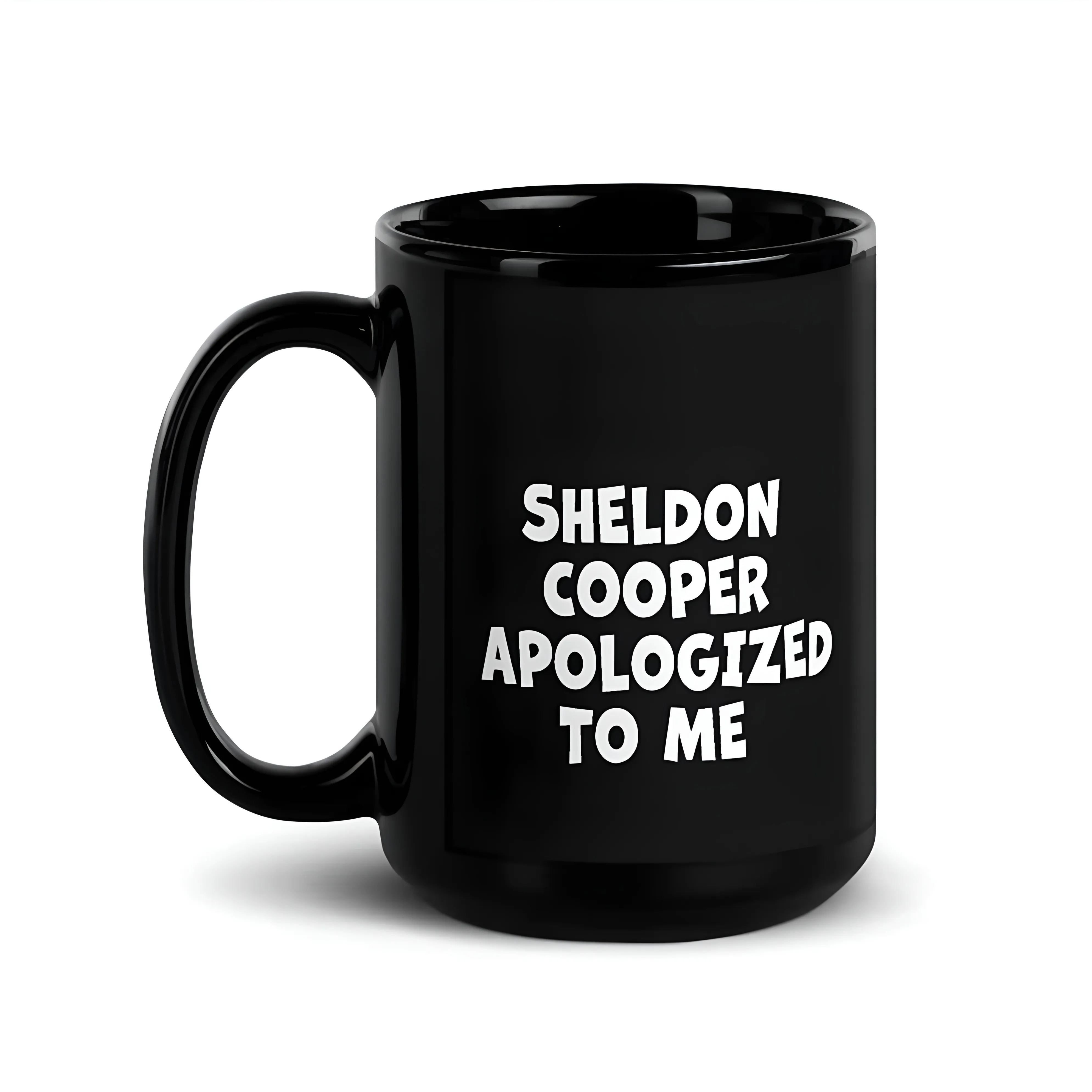 Big Bang Theory Quote Ceramic Mug With Sheldon Cooper Design