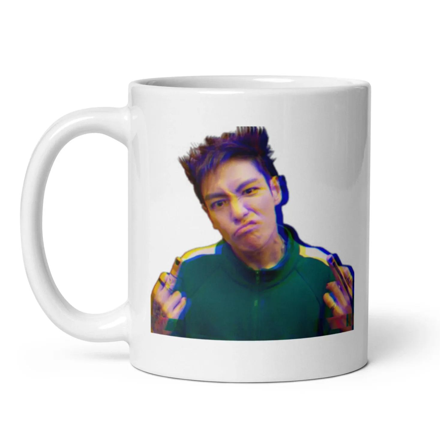 Mug squid game white thanos top the rapper Korean player 230 funny cup