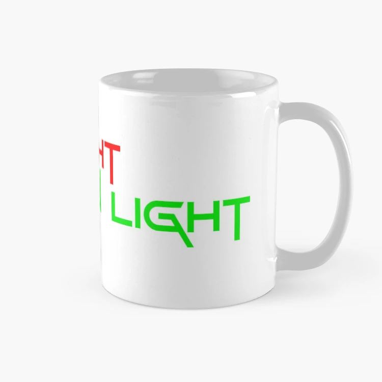 Red Light Green Light Ceramic Coffee Mug