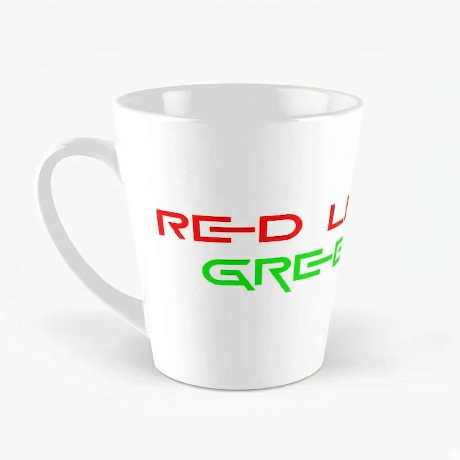 Red Light Green Light Ceramic Coffee Mug