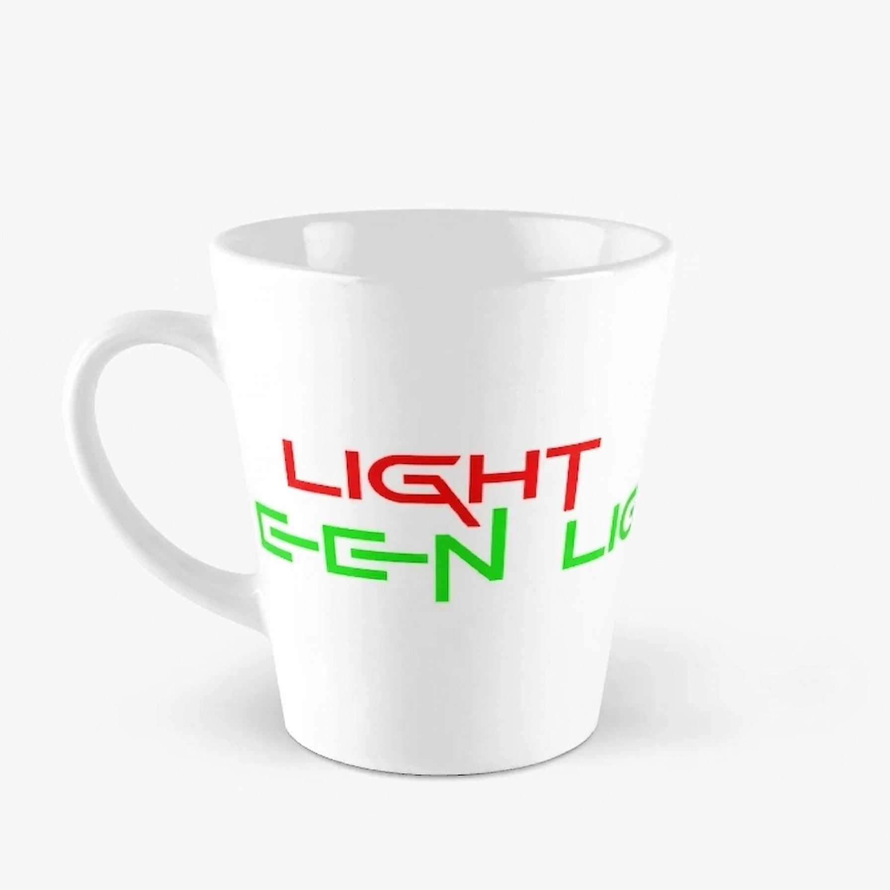 Red Light Green Light Ceramic Coffee Mug