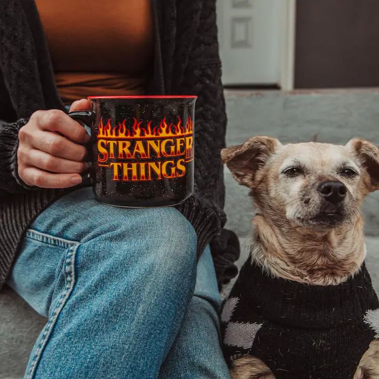 Stranger Things Hellfire Club Themed Ceramic Camper Mug
