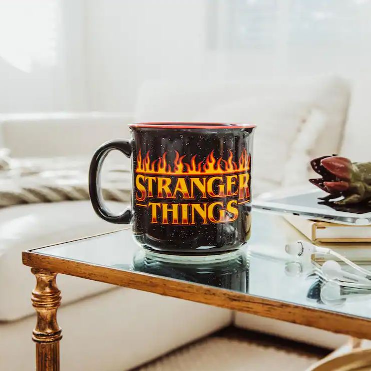 Stranger Things Hellfire Club Themed Ceramic Camper Mug