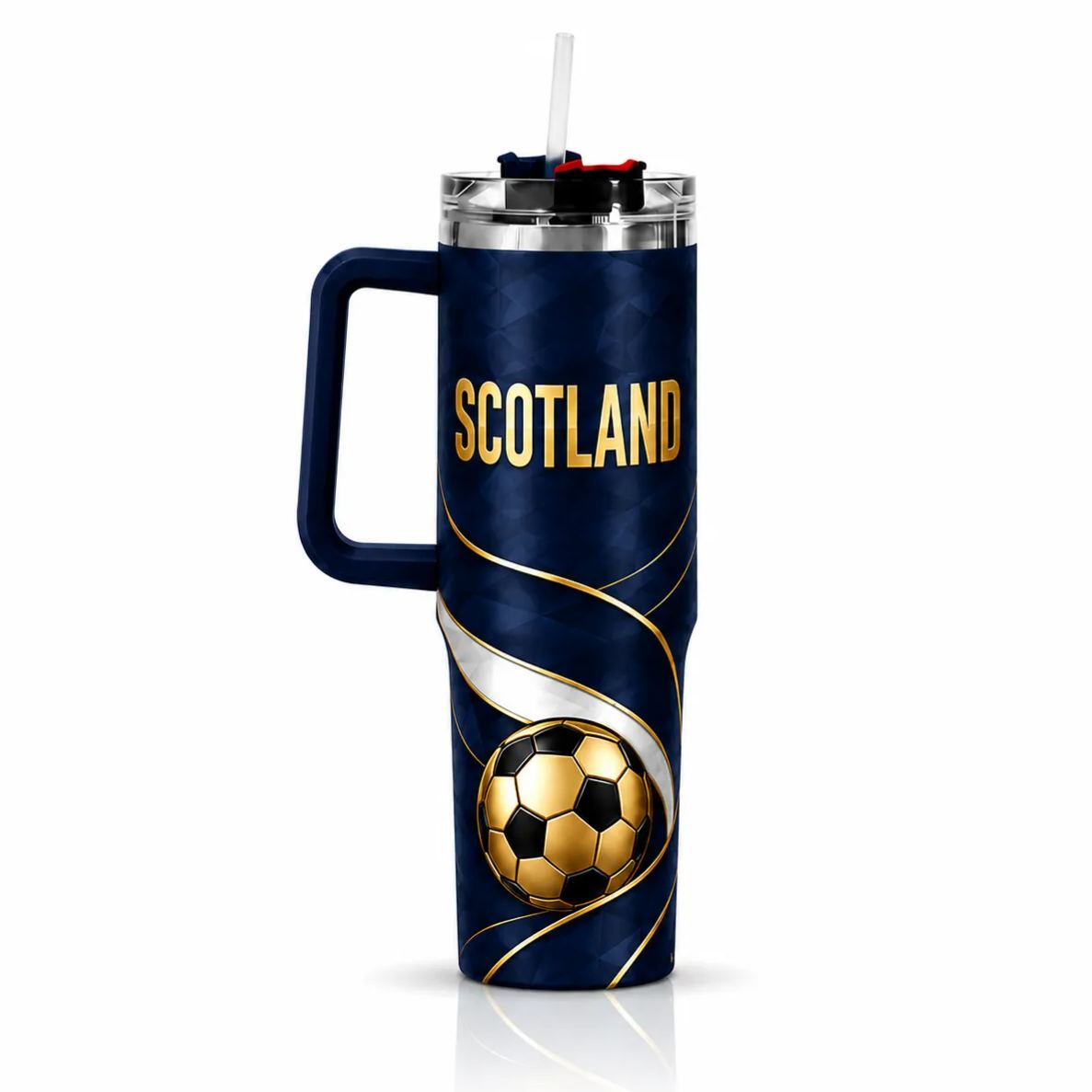 FIFA 2026 Scotland Football Sports All Over Printed 40oz Tumbler With Straw And Lid