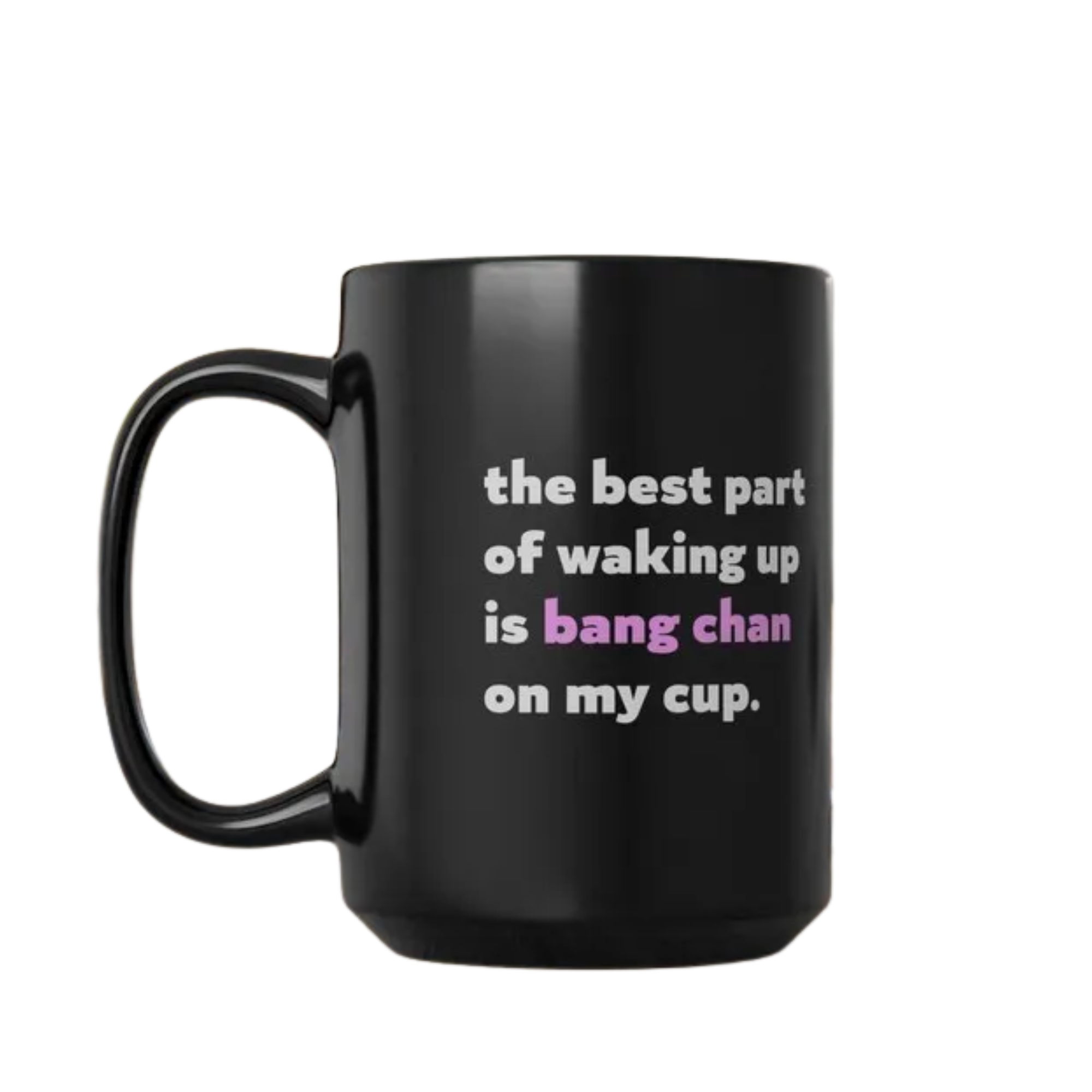 K Pop SKZ Bang Chan Waking Up Ceramic Mug