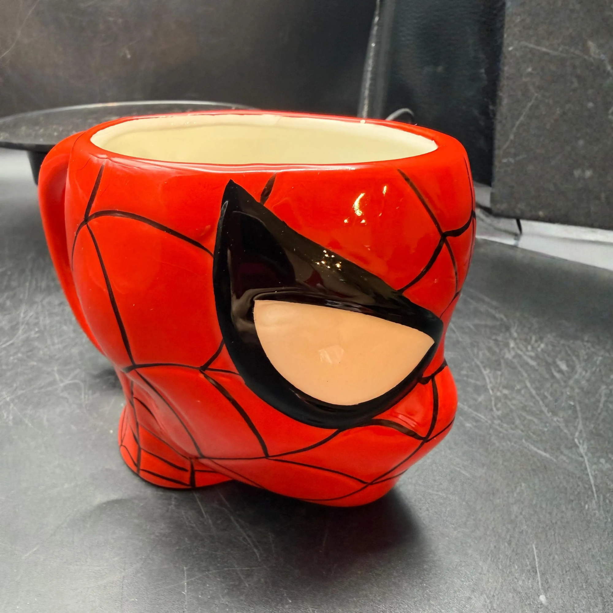 3D Spider Man Mask Shaped Coffee Mug