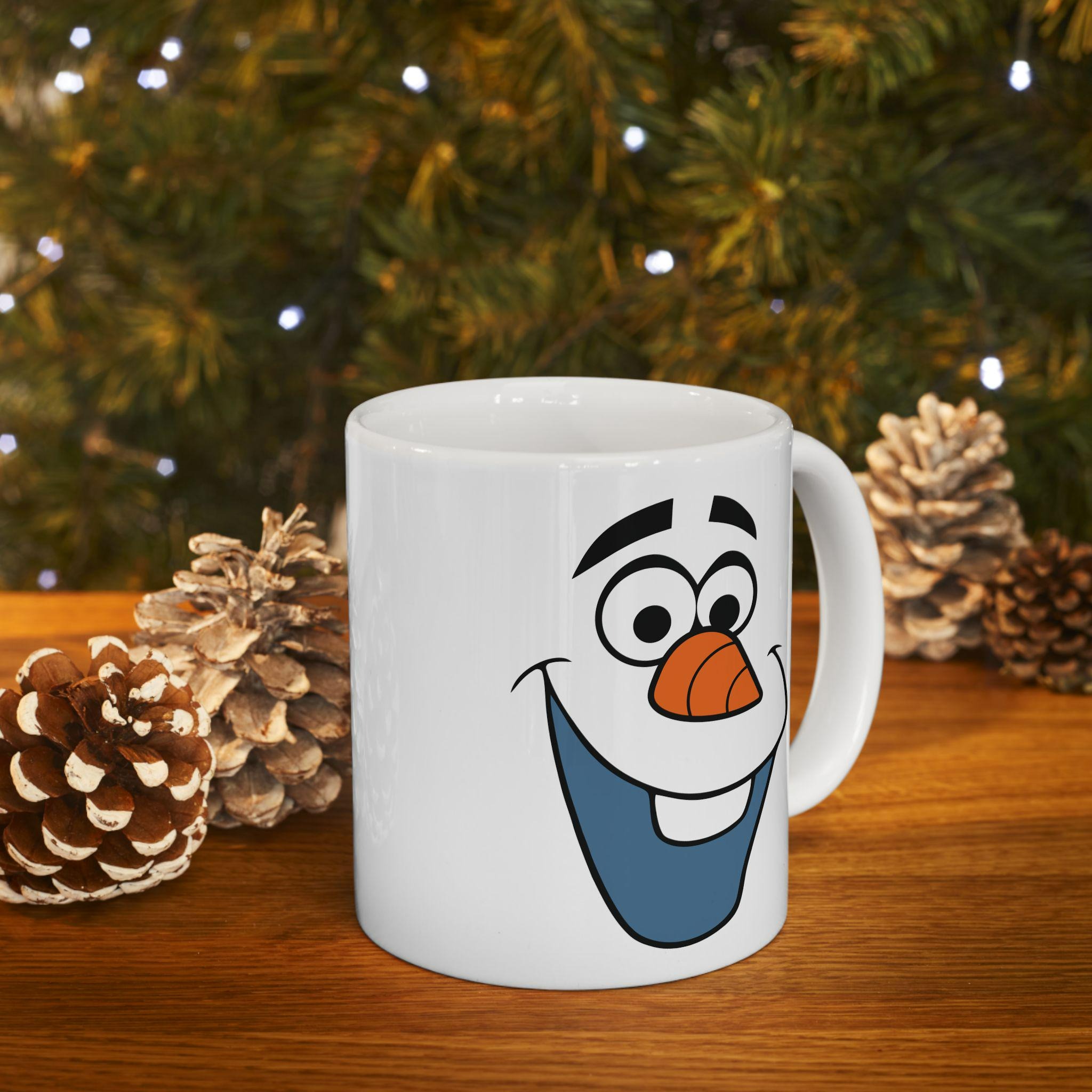 Happy Olaf Face Mug
