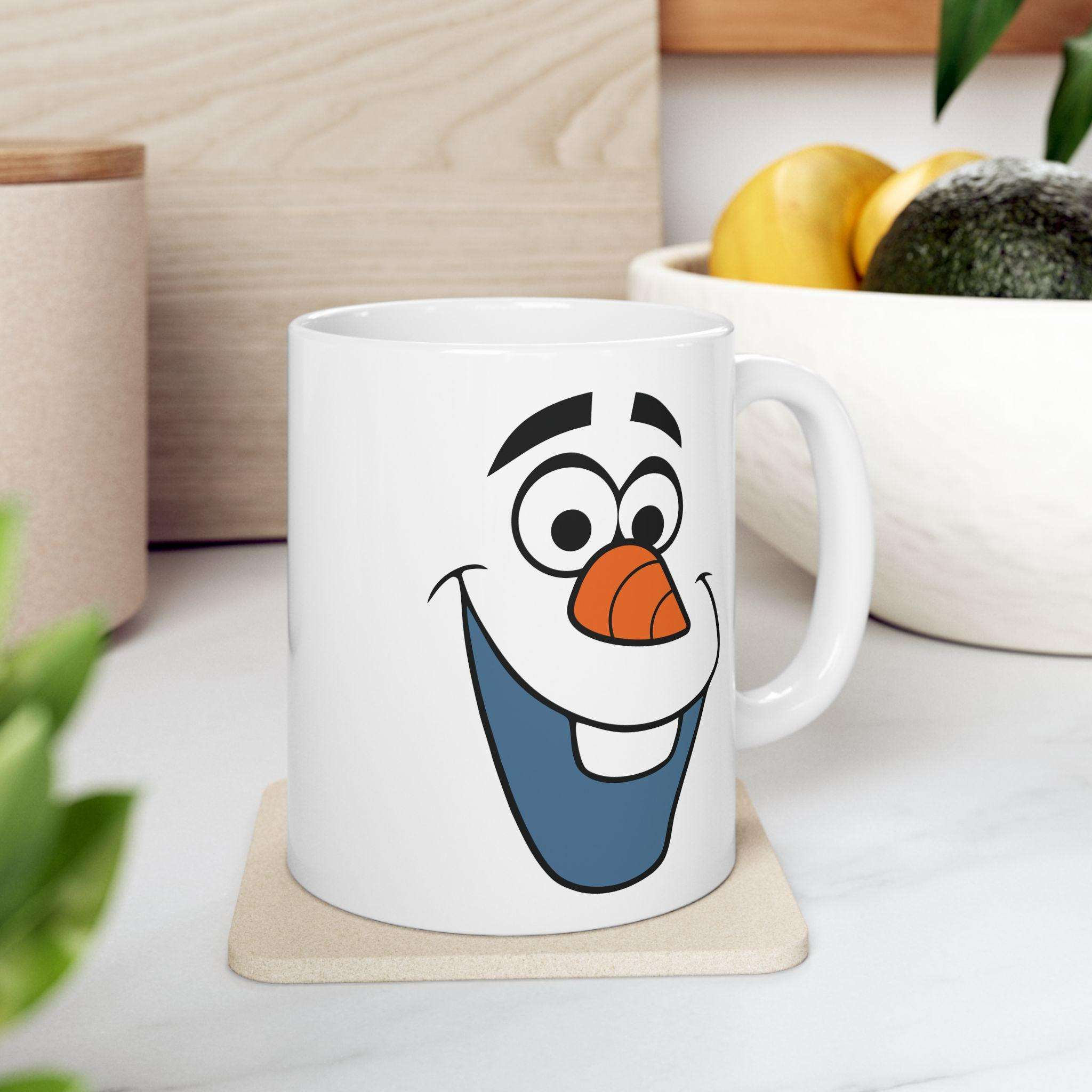 Happy Olaf Face Mug