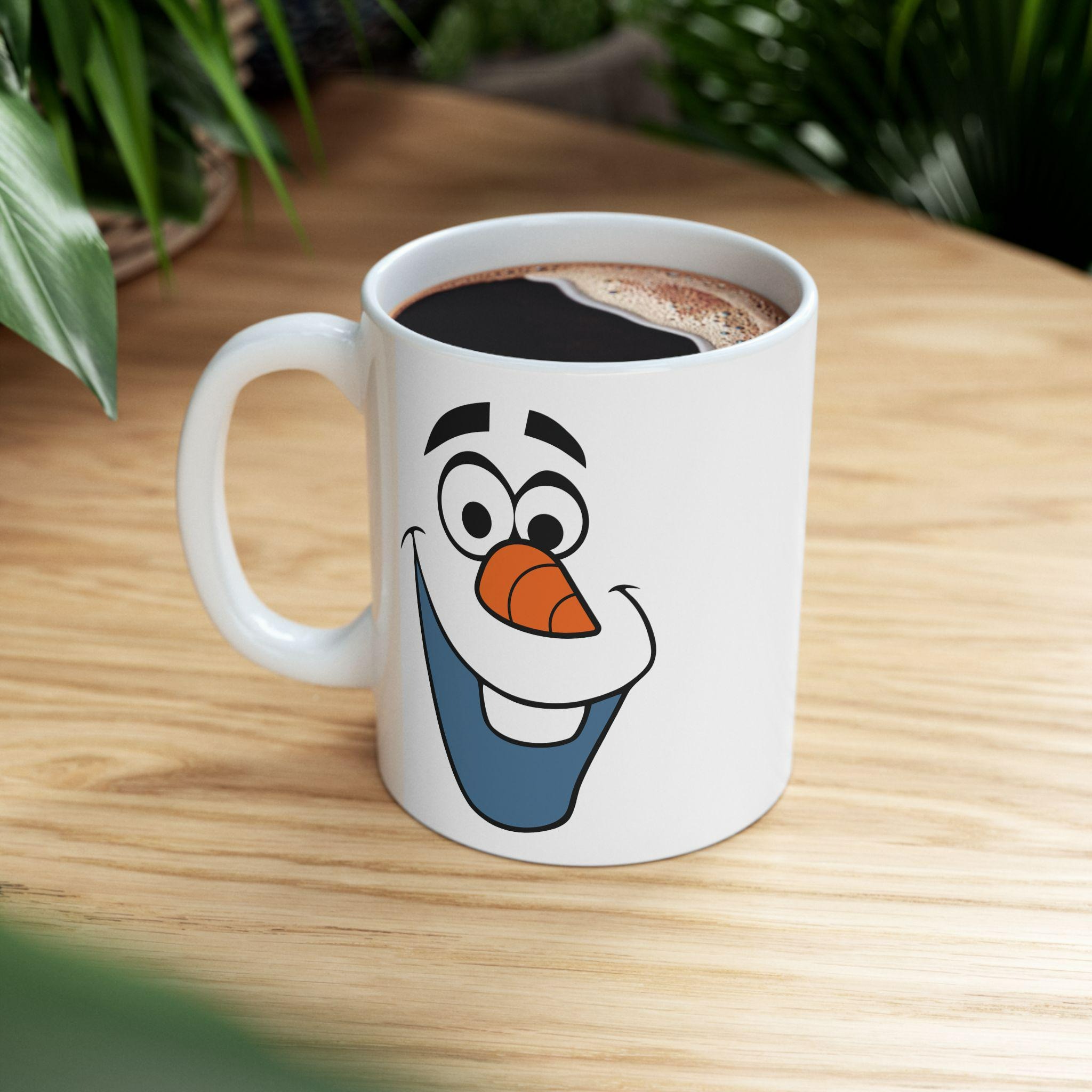 Happy Olaf Face Mug