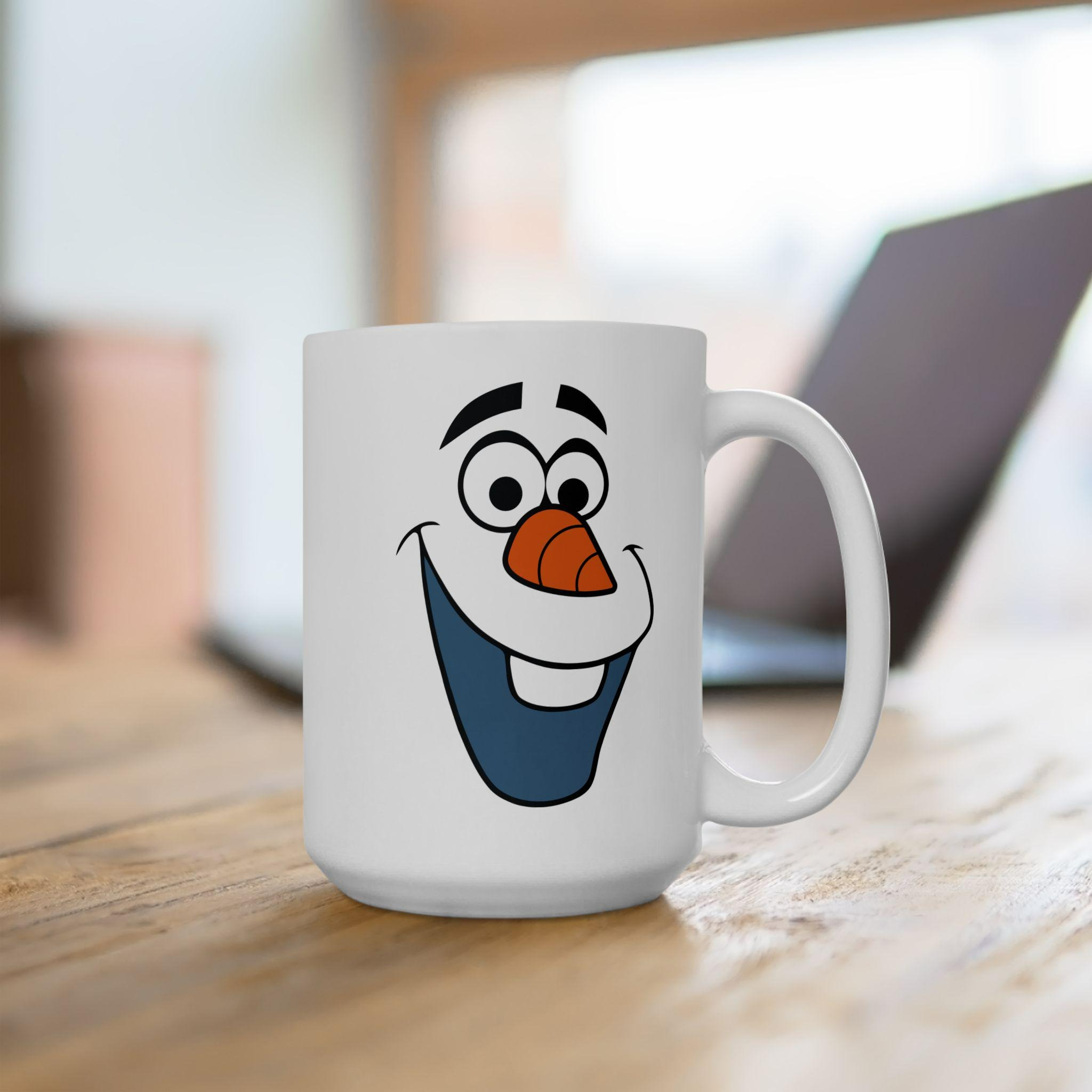 Happy Olaf Face Mug