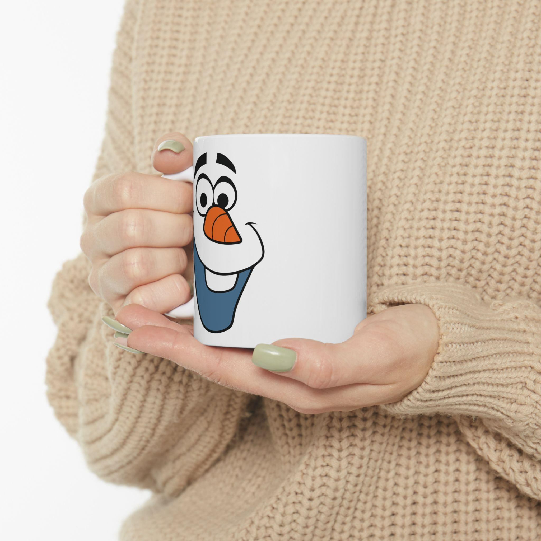 Happy Olaf Face Mug