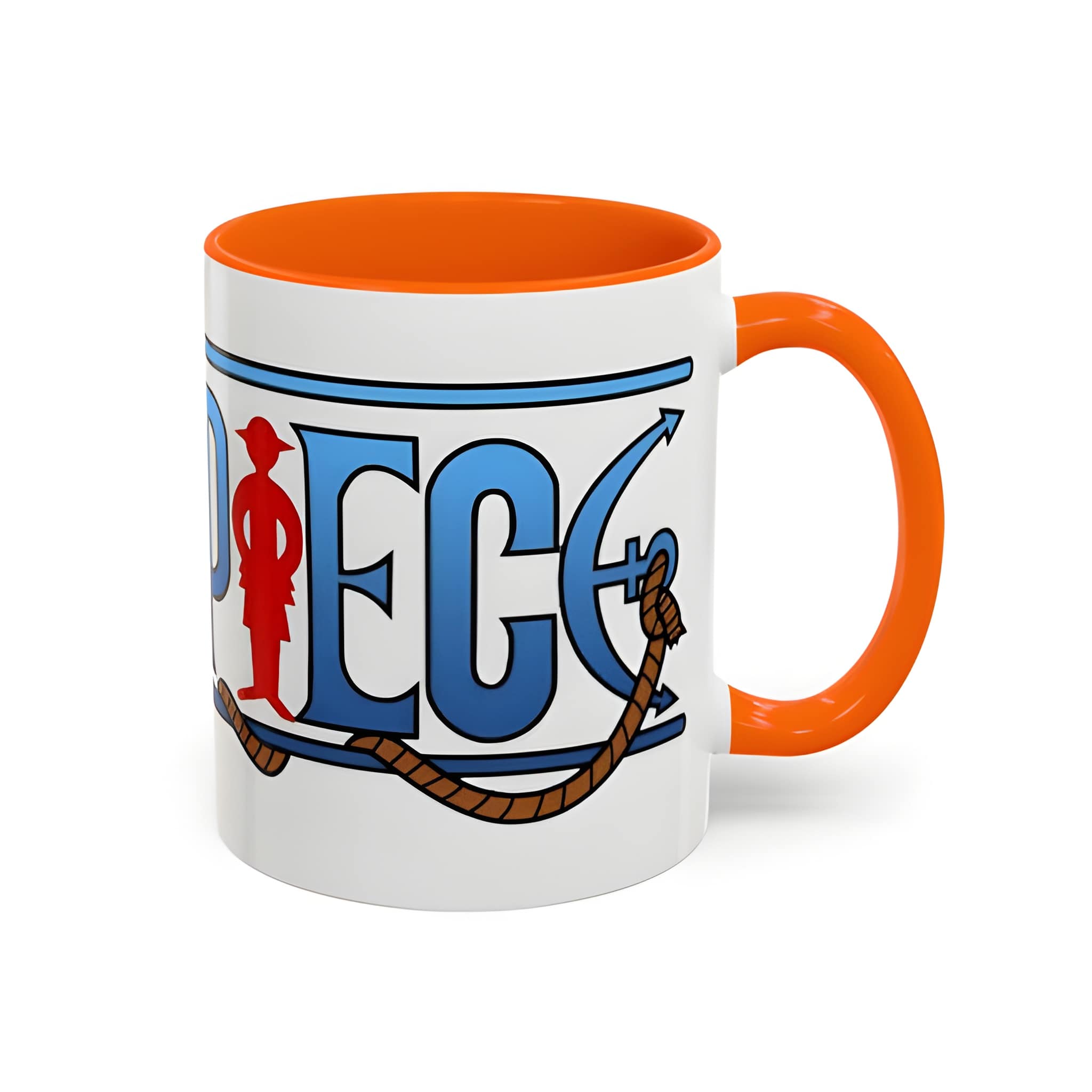 One Piece Accent Coffee Mug | Anime Fun Mug for Coffee Lovers, 11oz, 15oz, Grand Line Brew One Piece Mug | Durable Ceramic Tea Cup