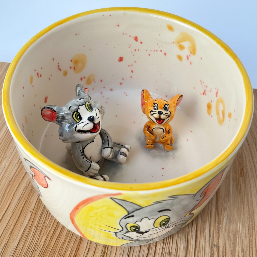 Ceramic Cartoon Characters Handmade Coffee Mug