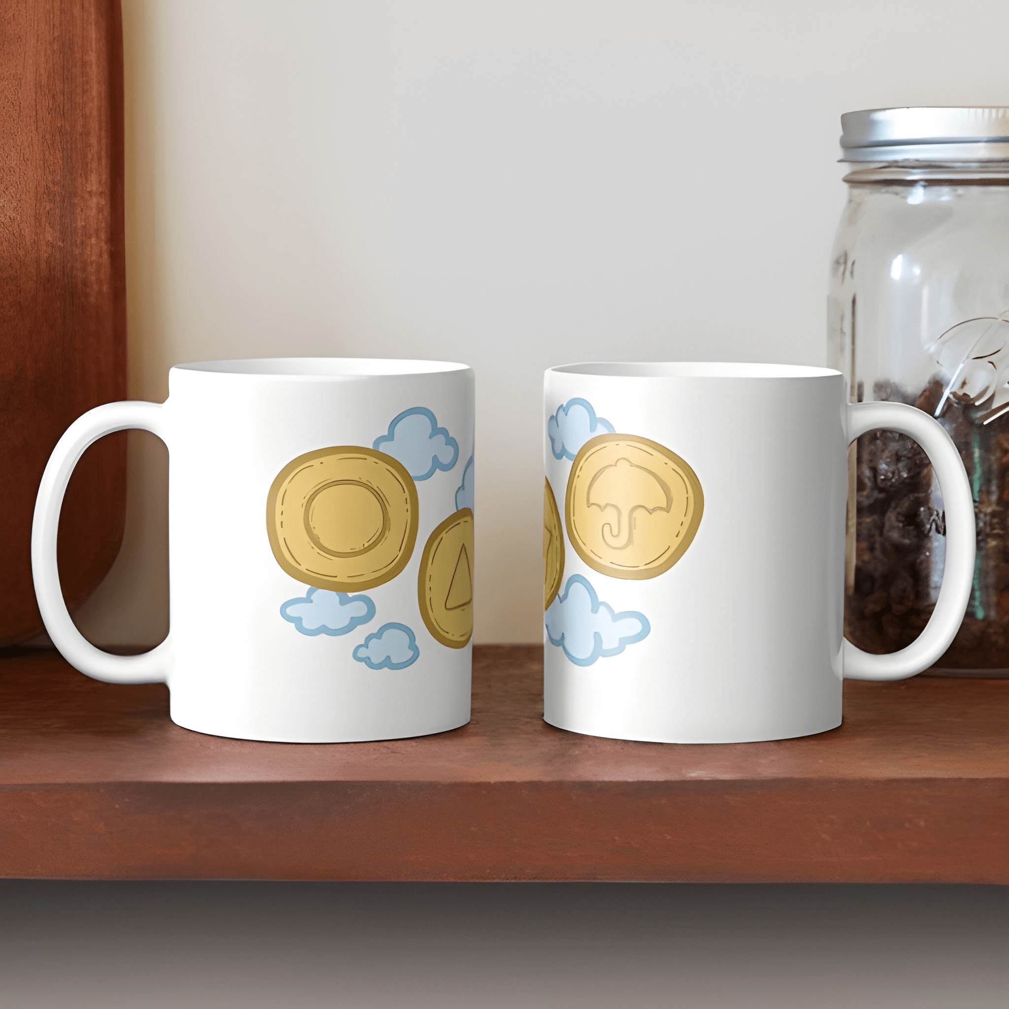 Squid Game Dalgona Candy Ceramic Coffee Mug