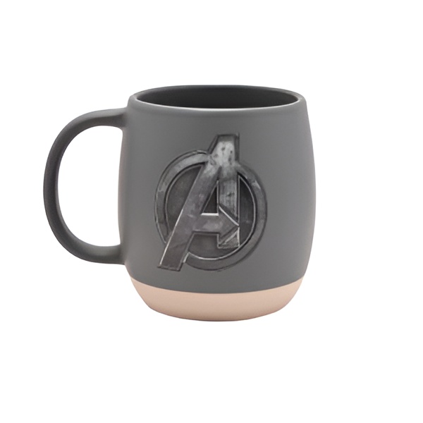 Captain America Ceramic Mug With Embossed Logo