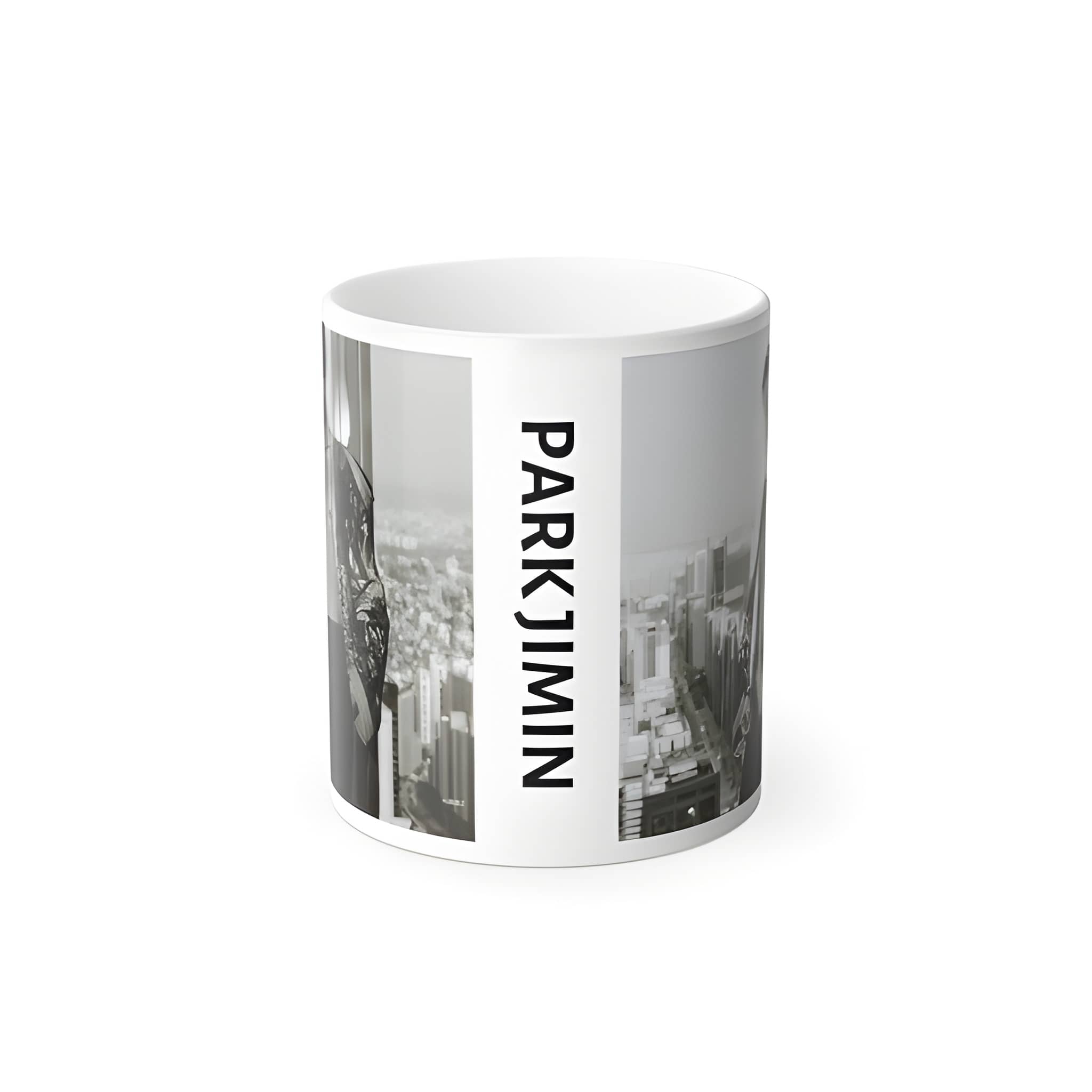 JM Color Changing Mug - K-Pop Heat Activated Magic Mug - Kpop Army Fan Gift - Lachimolala Meme Gift #089