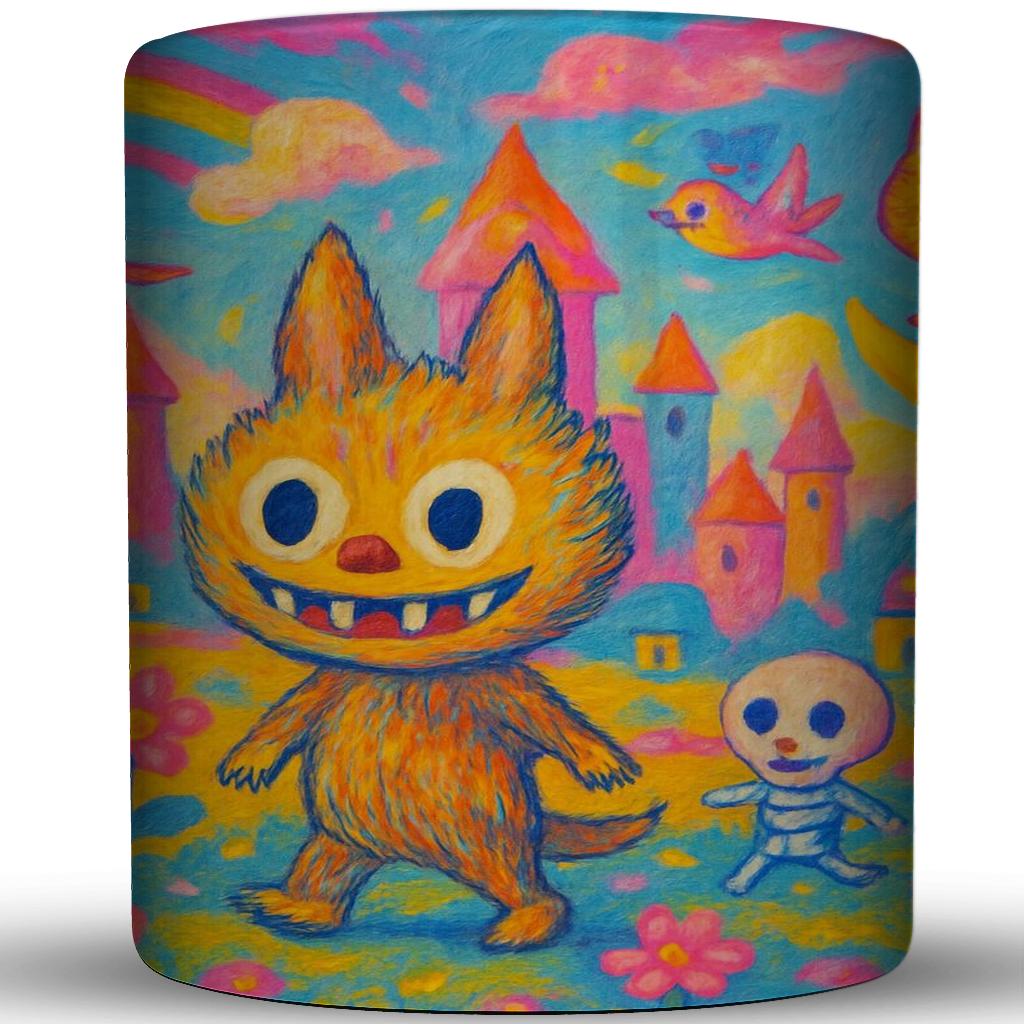 Labubu's Whimsical World Personalized Mugs