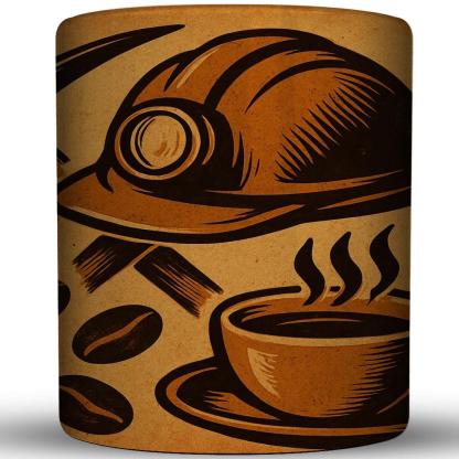 Miner Coffee Inspiration Personalized Mugs