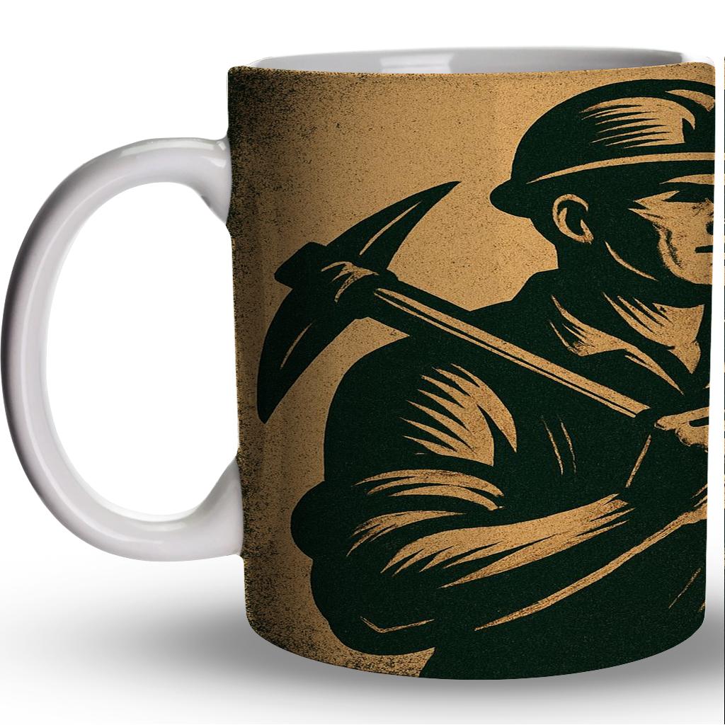 Miner Coffee Heritage Personalized Mugs
