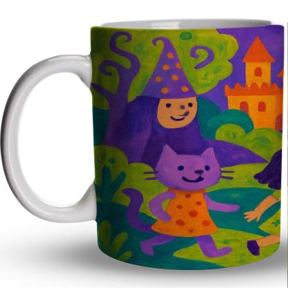 Labubu's Enchanted Journey Personalized Mugs