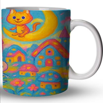 Labubu's Whimsical World Personalized Mugs