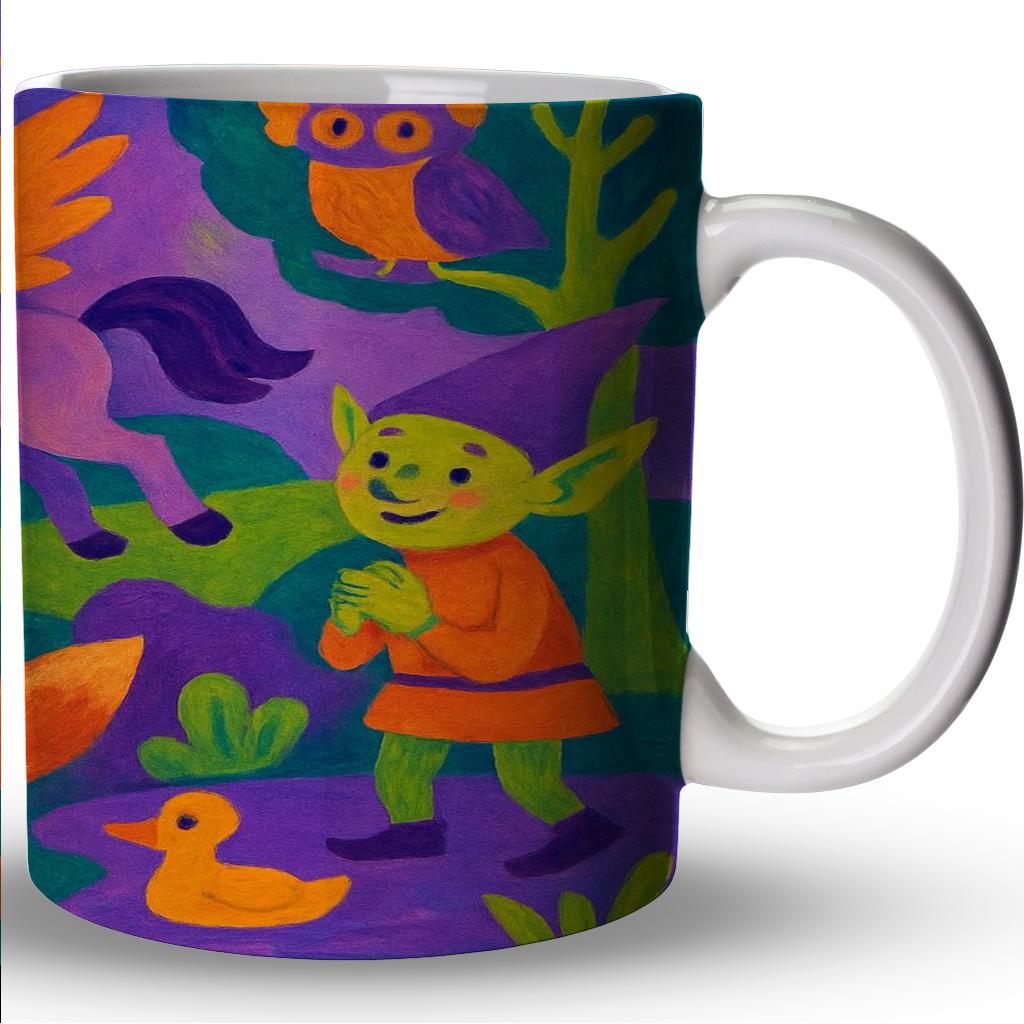 Labubu's Enchanted Journey Personalized Mugs