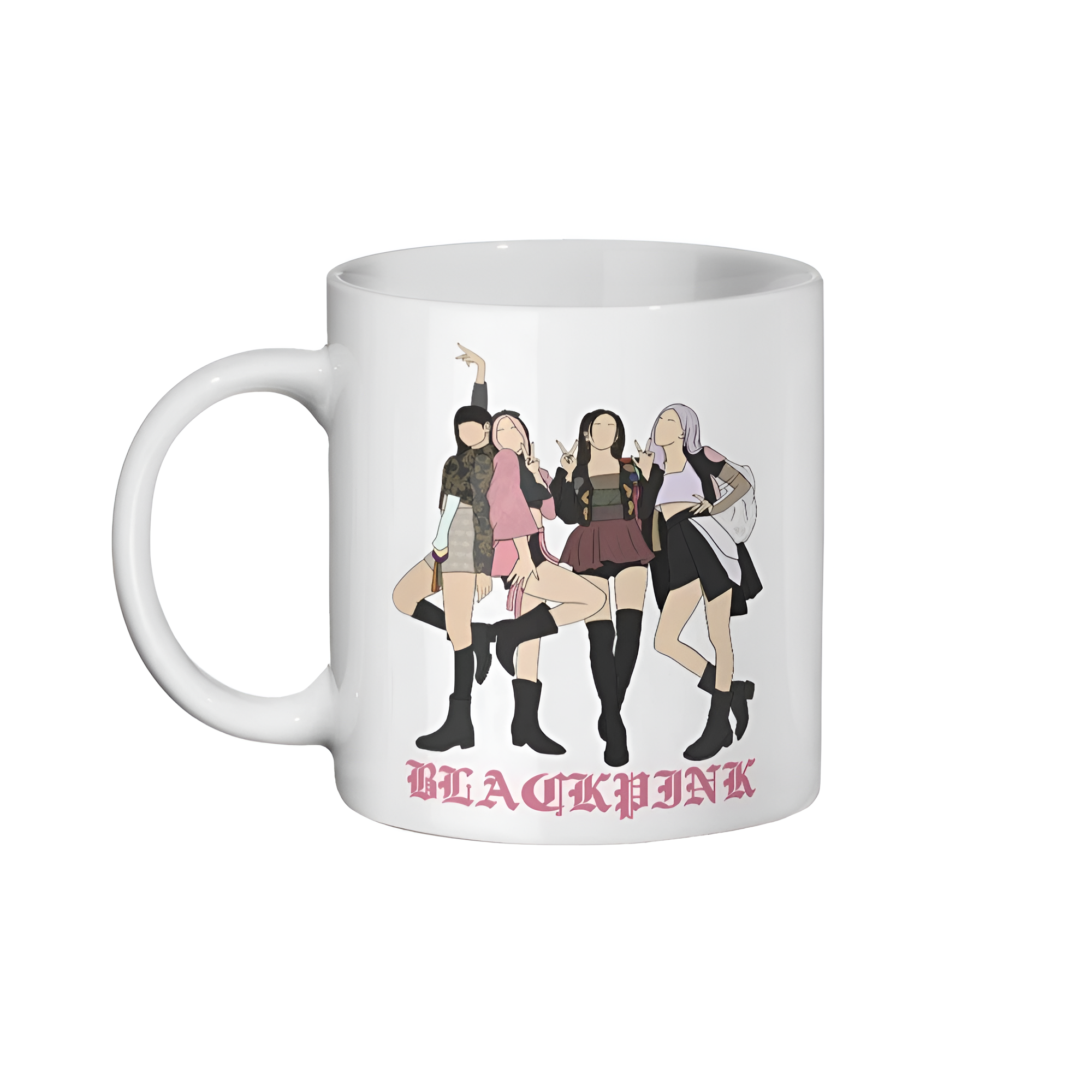 Blackpink Stylized Group Graphic Ceramic Mug