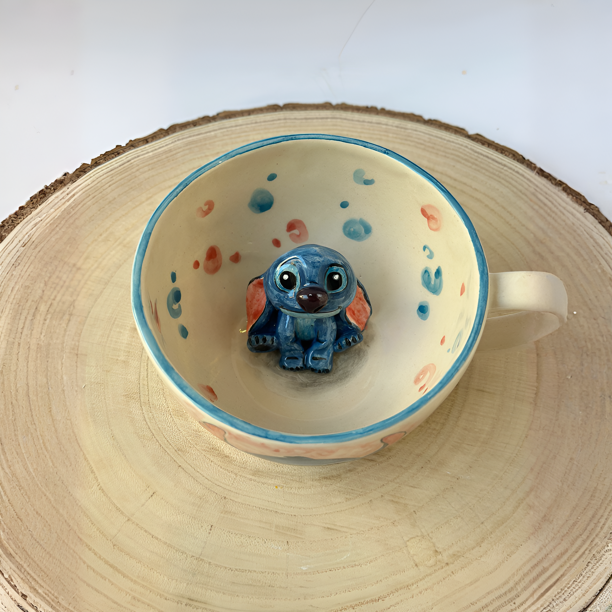 Handmade Ceramic Character Coffee Cup For Tea
