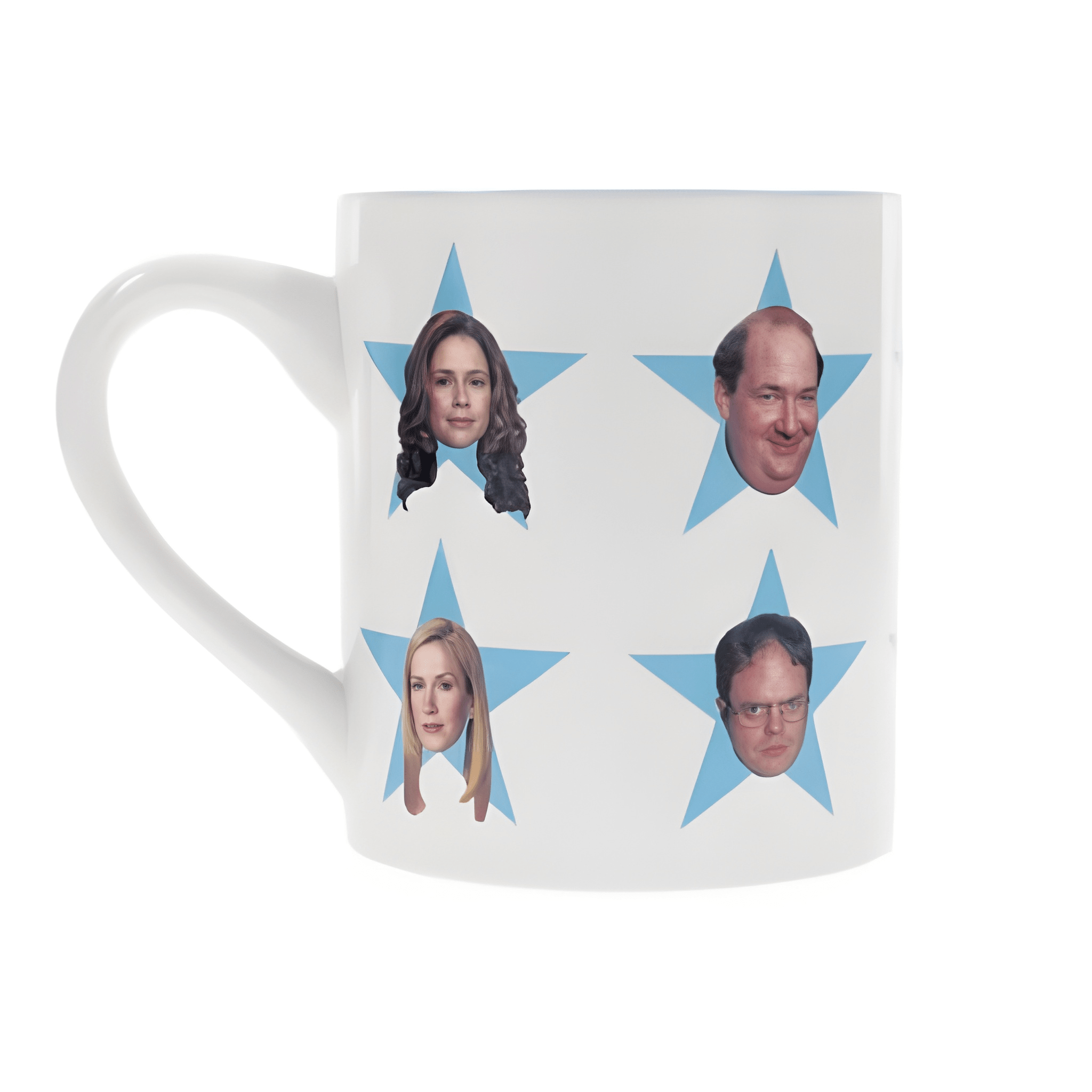 Silver Buffalo The Office Cast Stars Ceramic Mug | Holds 14 Ounces