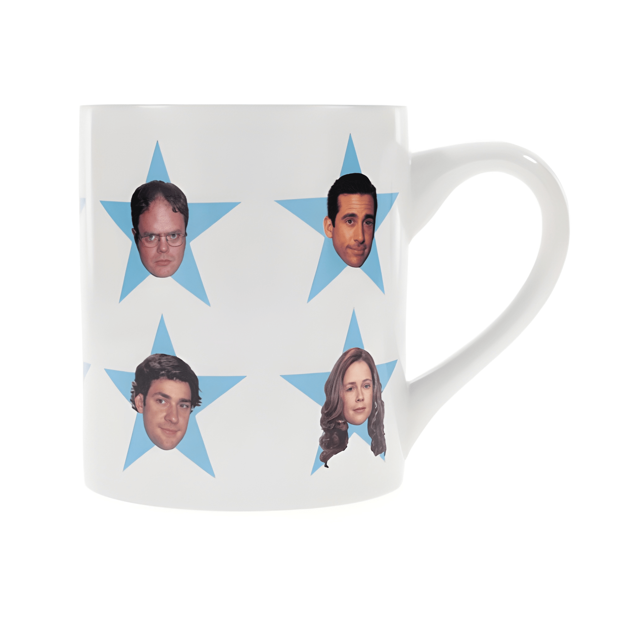 Silver Buffalo The Office Cast Stars Ceramic Mug | Holds 14 Ounces