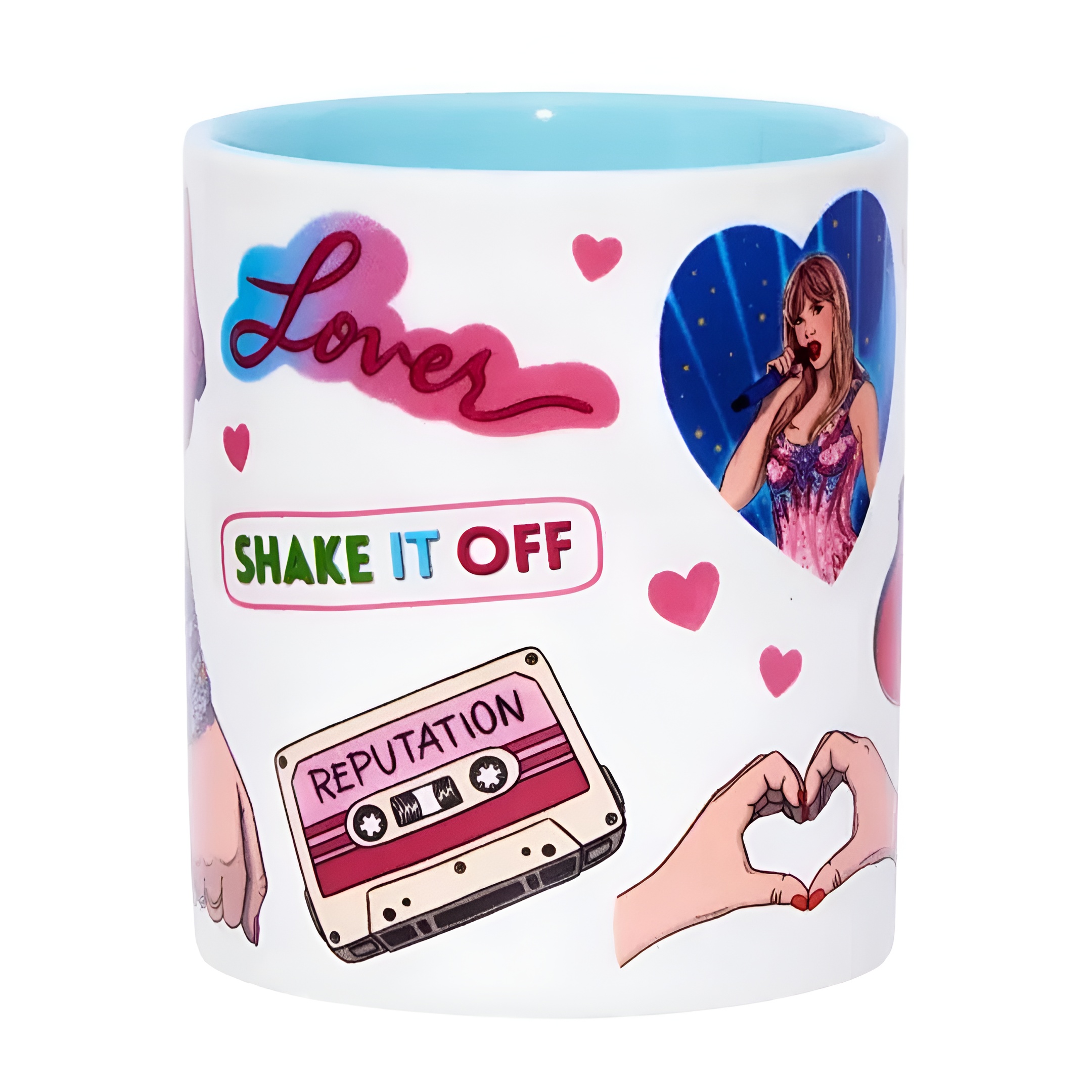 Swiftie Collage Design Coffee Mug for Fans