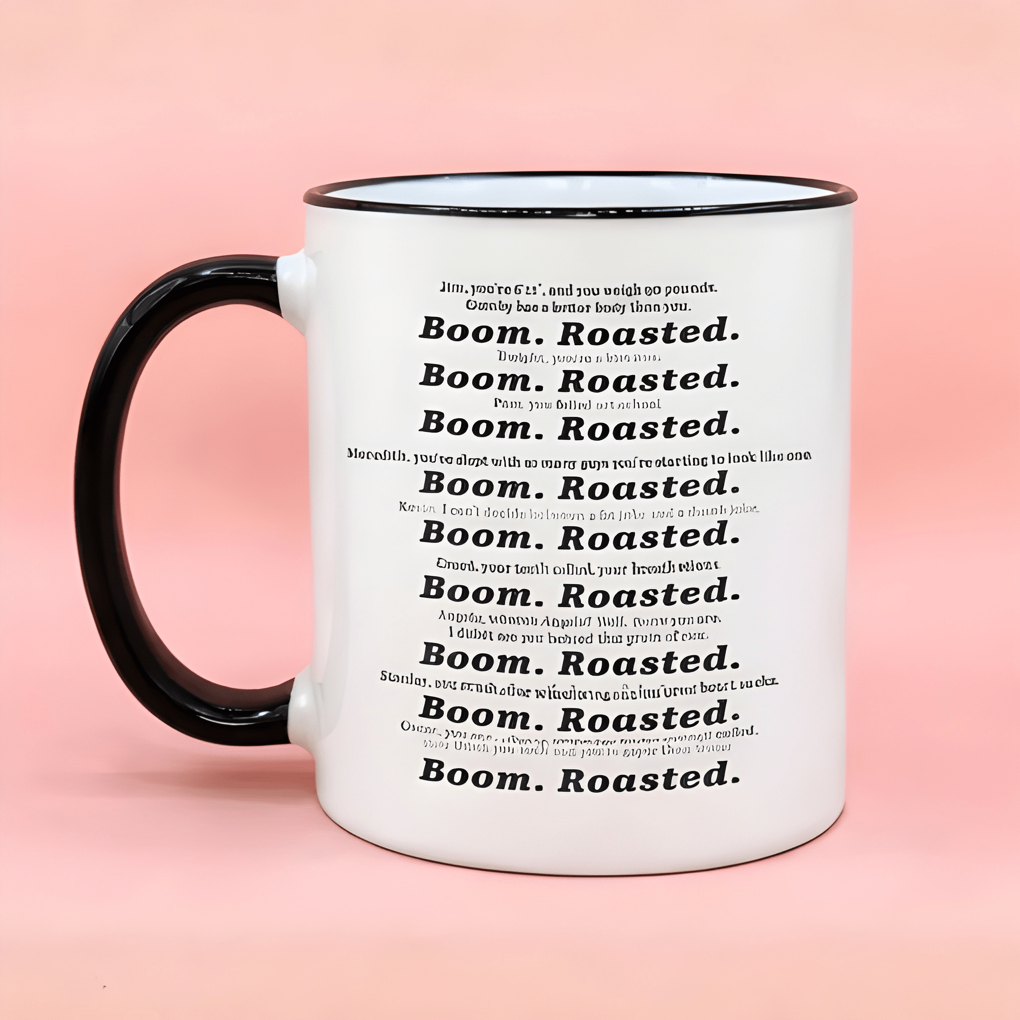 Michael Scott Boom Roasted Quote Ceramic Coffee Mug