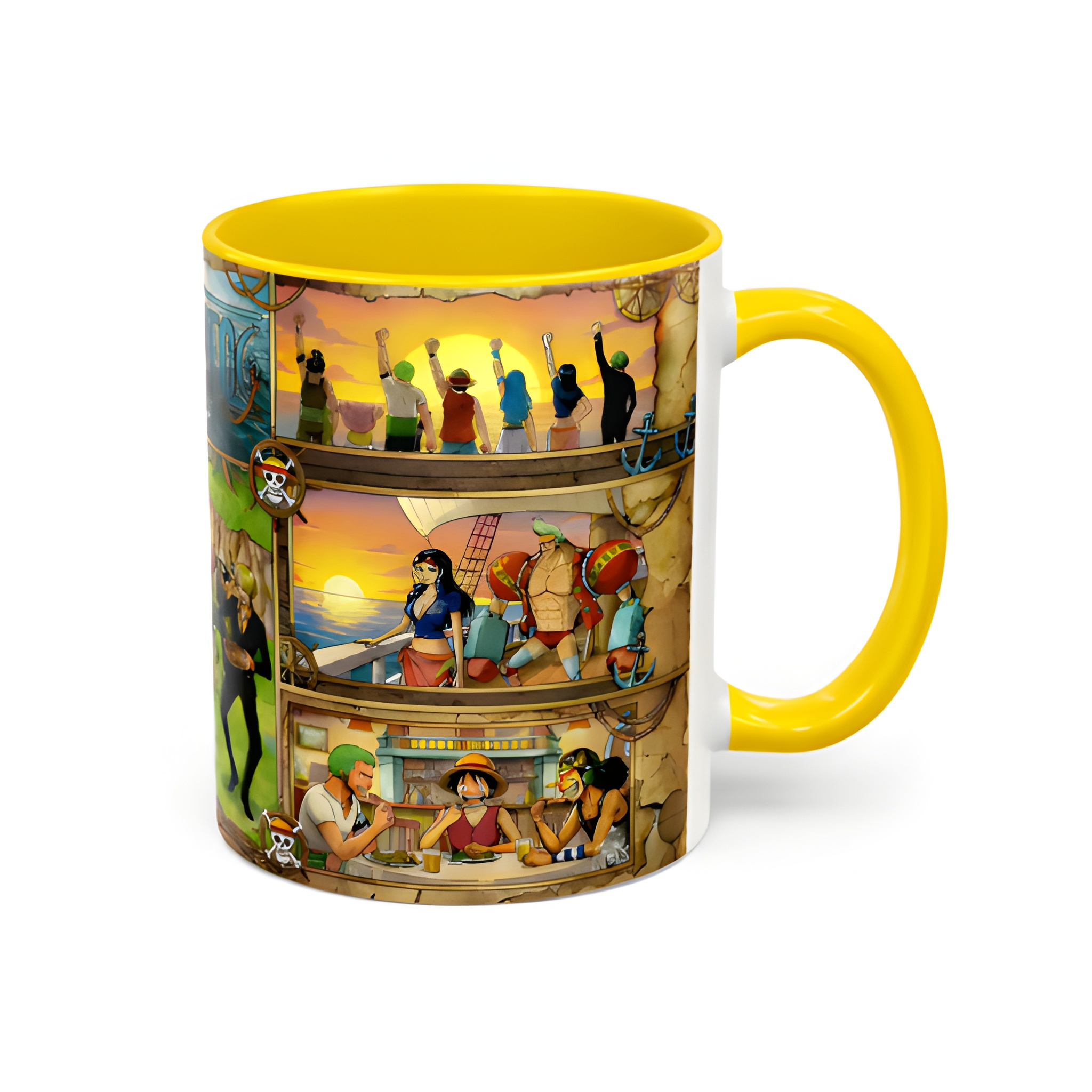 One Piece Crew Montage Coffee Collage Mug | Accent Mug 11oz 15oz