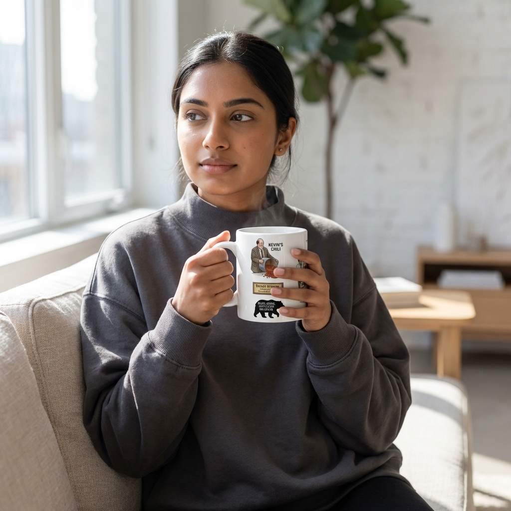 The Office Mug | Dunder Mifflin Coffee Cup | Michael Scott | Dwight Schrute | Funny TV Show Fan Gift