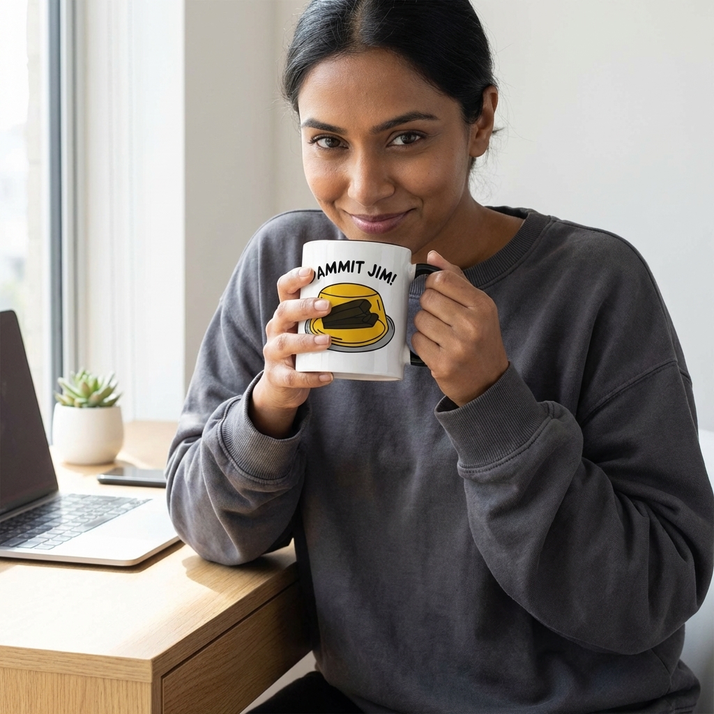 Dammit Jim Quote Ceramic Mug