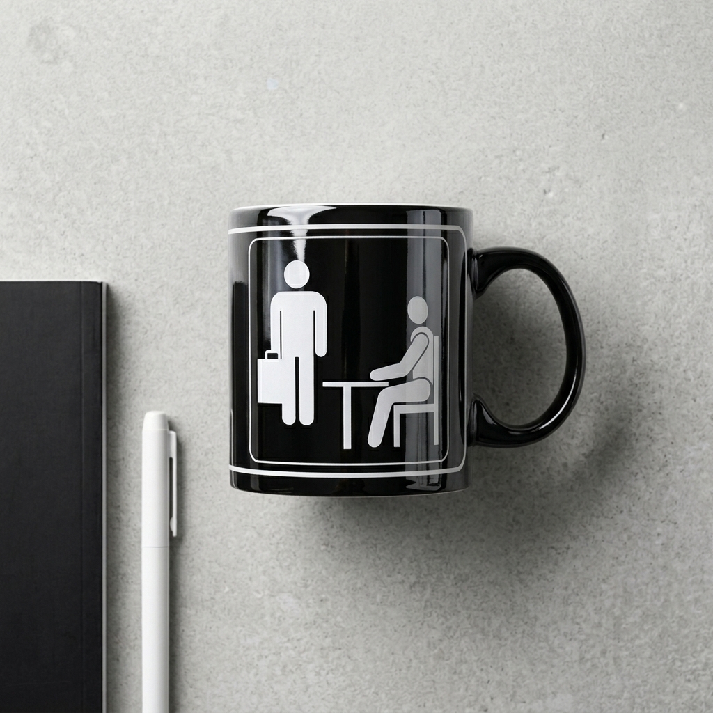 The Office Title Sign Ceramic Mug