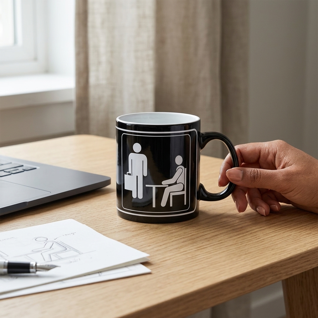 The Office Title Sign Ceramic Mug